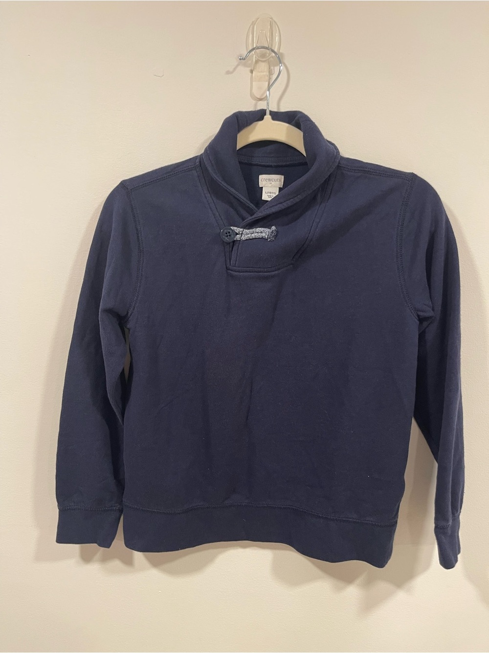 Crewcuts kids Navy Turtleneck Toggle Pullover Sweater